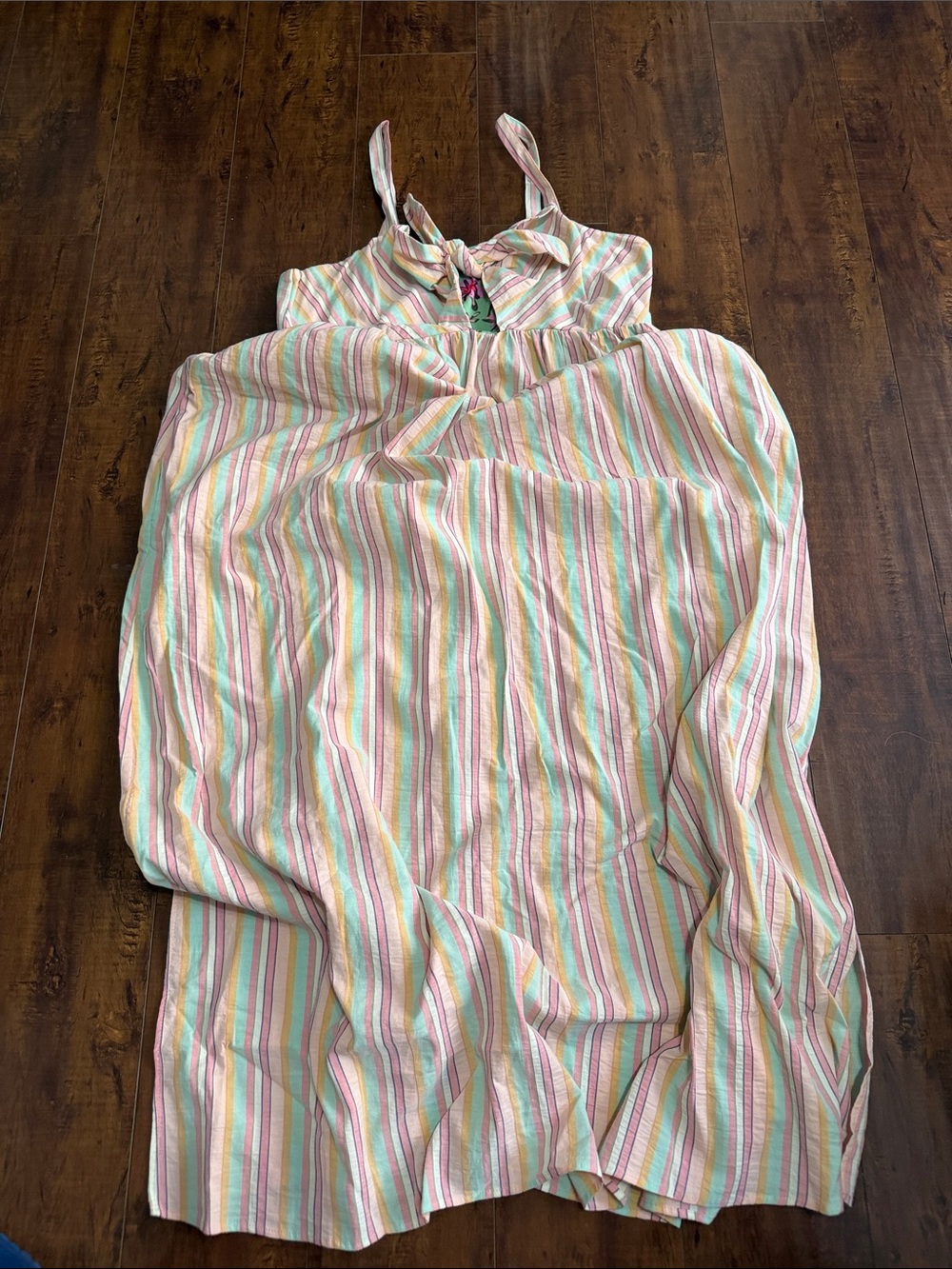 Matilda Jane Pastel Striped Maxi Dress - Pink, Mint, Yellow, Peach, White